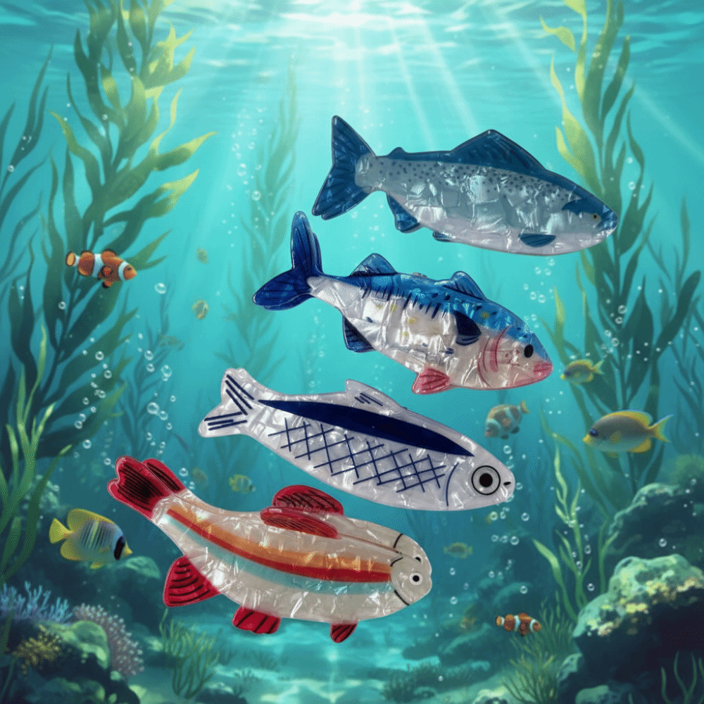 Hairpin Ocean Animal Hair Claw - Lifestyle In Korean recension och pris