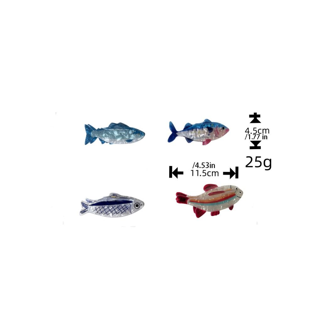 Hairpin Ocean Animal Hair Claw - Lifestyle In Korean recension och pris